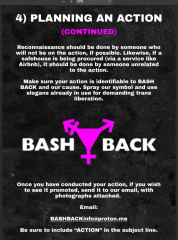 I reckon this BashBack business is going to backfire