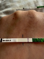 Faint positive?