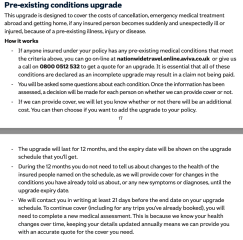 To ask what I actually need to declare to my travel insurance?