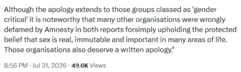 In which Amnesty jumps the shark