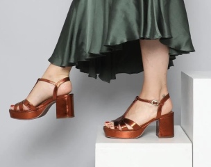 Help with comfortable wedding sandals to style with a silk maxi dress please.