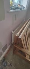 How much gap if putting a sofa bed in front of radiator?