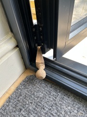 Solution to hold patio doors open?