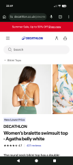 Help me find a bikini for 13yo DD who's a 30F on top?