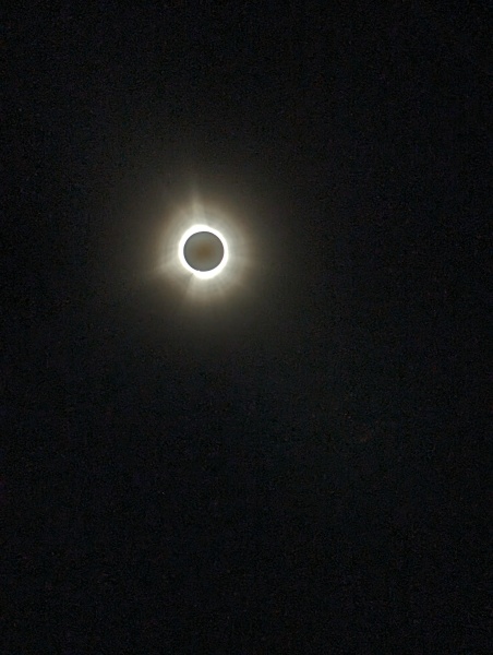 To remember that it didn’t really get dark in the 1999 eclipse?