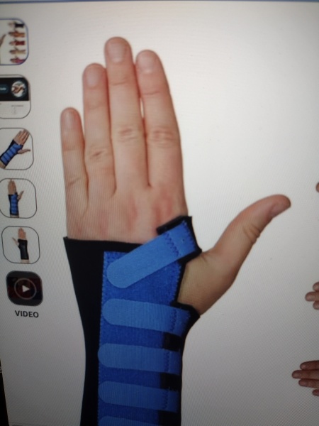 Splint for carpal tunnel pain