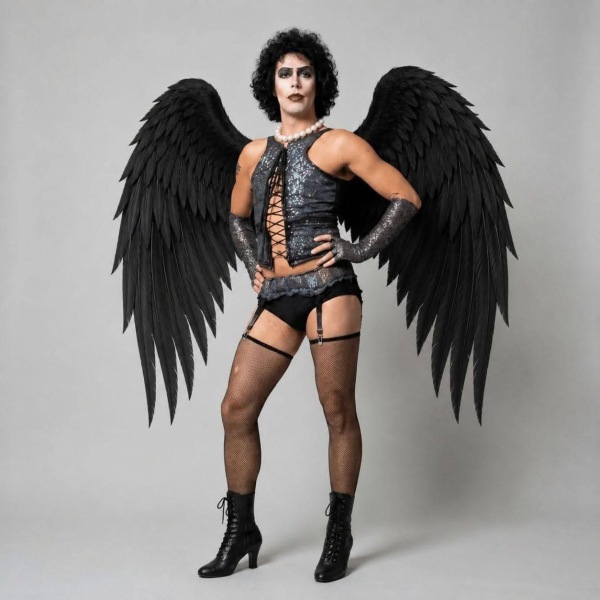 To think Tim Curry in Rock Horror was something else?