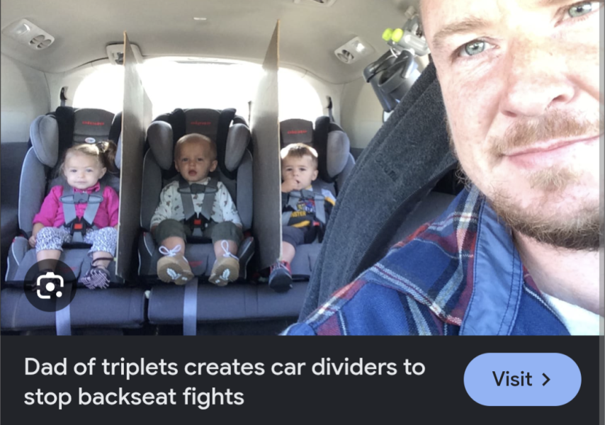 To get so stressed about my kids’ car behaviour