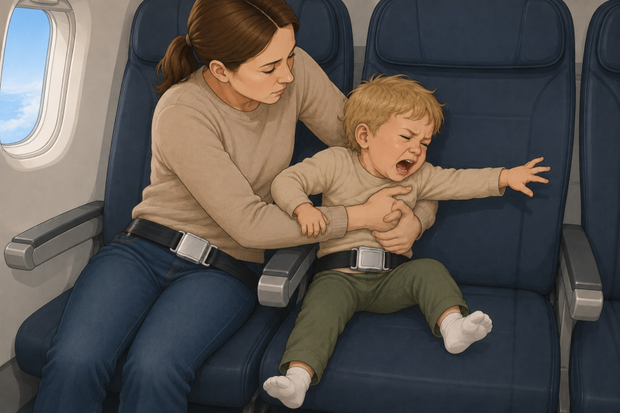 AIBU to think cancelling the flight over a child was excessive