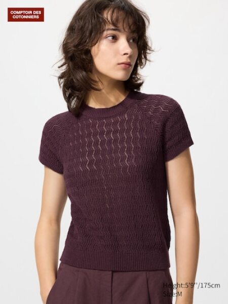 Tops with texture fabric