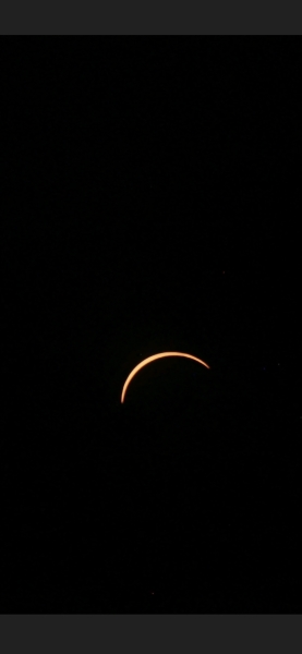 Solar eclipse this evening.