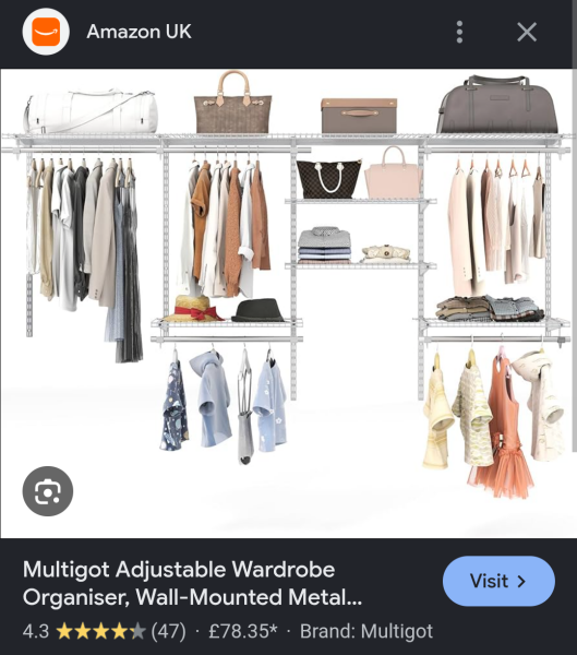 Silly wardrobe space and the potential for fitting a clothes rail inside - any clever DIY’ers?