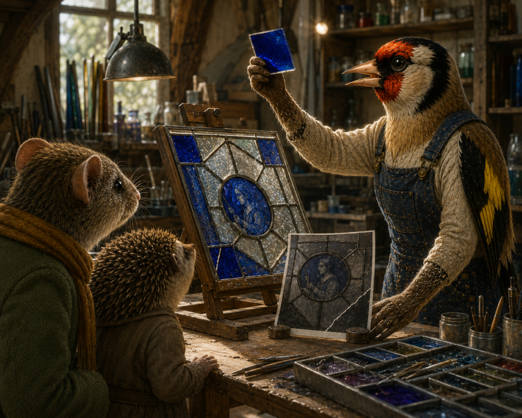 The Bluestocking Women's Pub, in which we wait excitedly for the next instalment of Gosie's adventures. Gosie, Glass and the Gerbils' Dilemma.