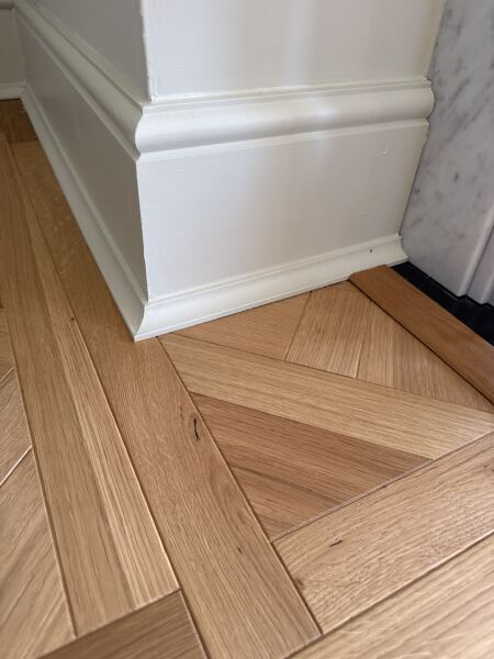 BEADING or replacing skirting boards to cover wooden / laminate flooring gaps?