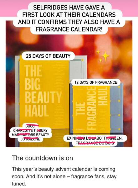 Beauty & Fragrance Advent Calendars- Info/Chat 2026 SPOILERS Thread 2