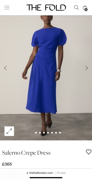 Looking for a colourful structured wedding dress that still feels bridal
