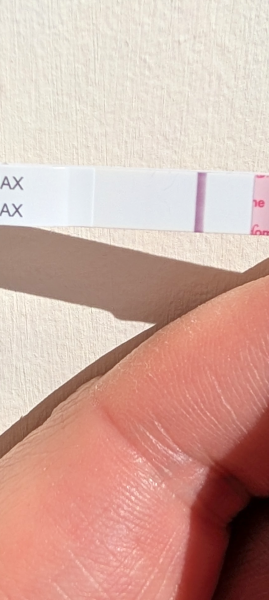 Some advice please on faint lines on pregnancy test.
