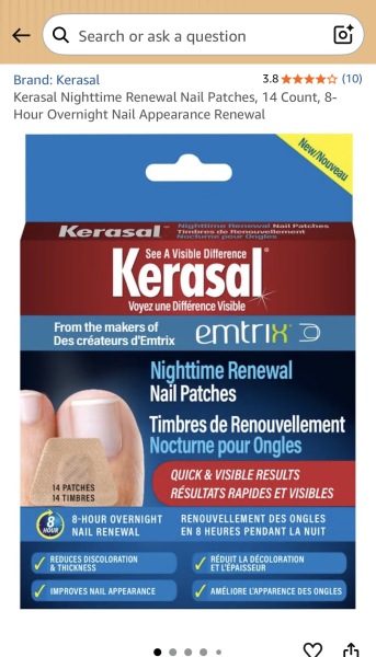 Fungal nail infection, Orivelle ?