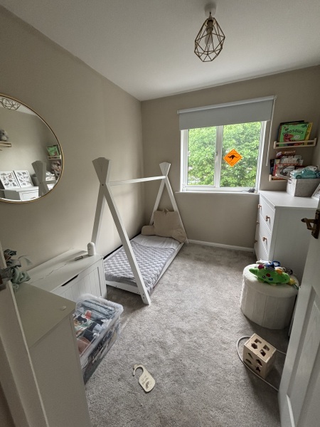 Which design would you choose for a one-year-old's room?