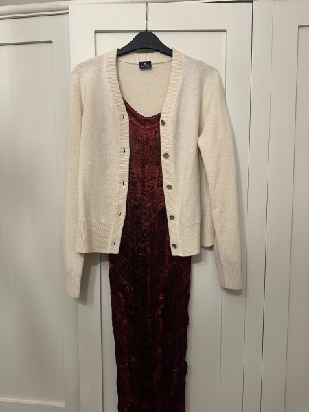 What could I wear over a Fortuny style dress for a wedding?