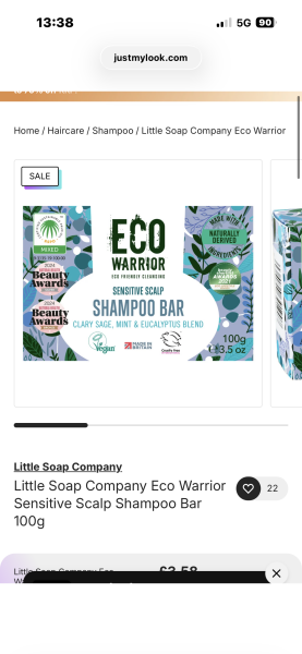 Shampoo bar - Ethique heali kiwi replacement