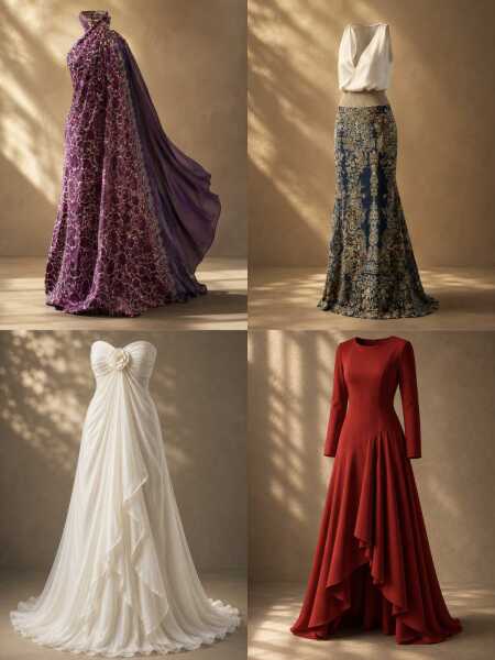 Help me decide which gown to wear for each event of my 5-day wedding!