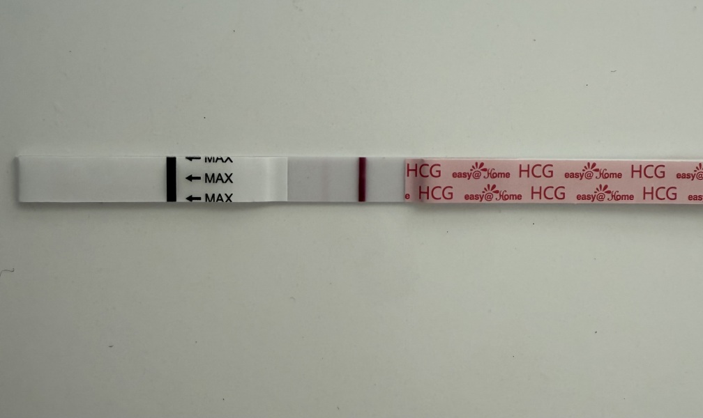 Could this pregnancy test be positive or am I imagining it?