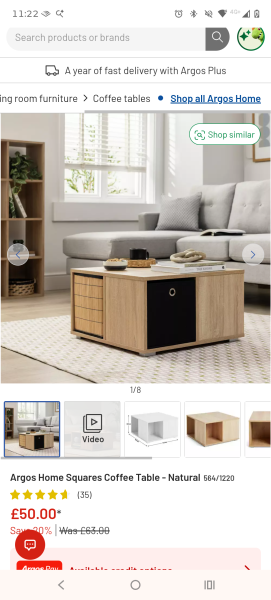 Coffee table advice