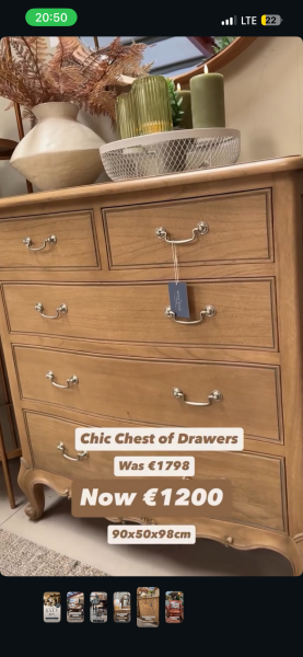 Where to find a French vintage style chest of drawers affordably?