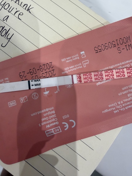 8 to 9 DPO, is this a very faint positive line?