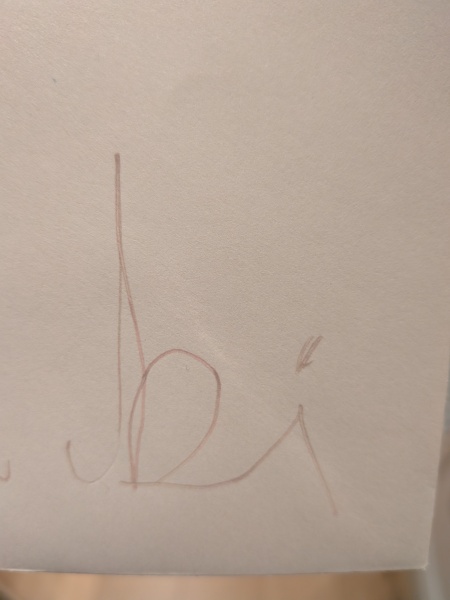 Handwriting help.