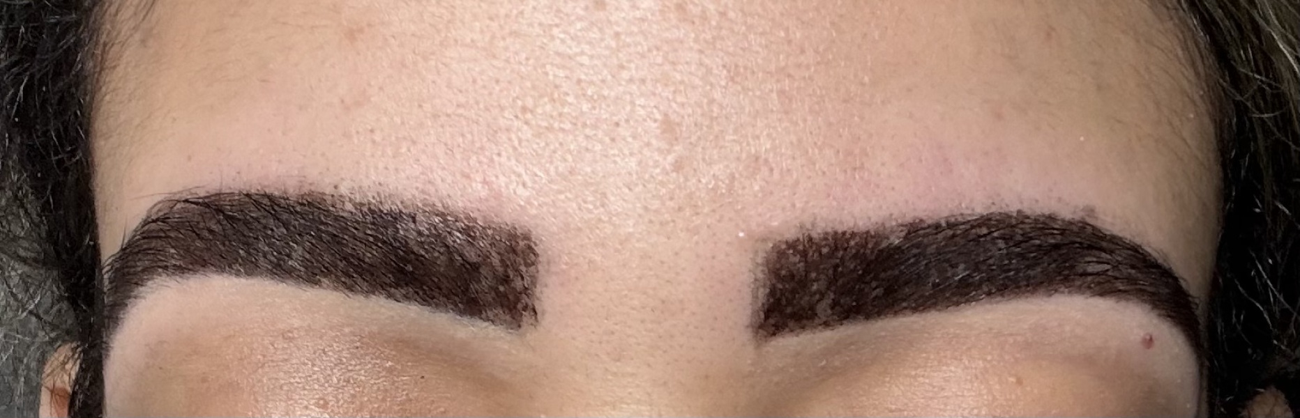 Regretting my hybrid brows they’re too dark, should I remove them?