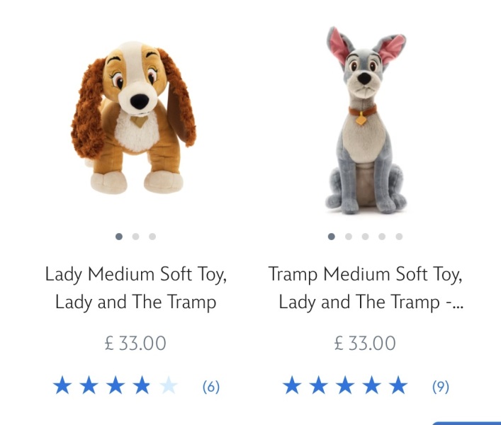 Gift ideas for 4yo that loves Lady and the Tramp