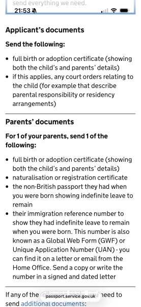 Passport application help!