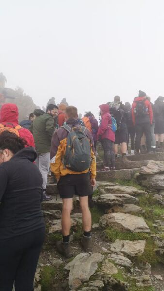AIBU to skip the queue at the Snowdon summit?