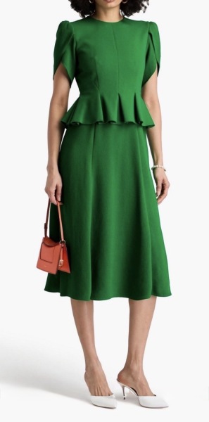 Looking for a colourful structured wedding dress that still feels bridal