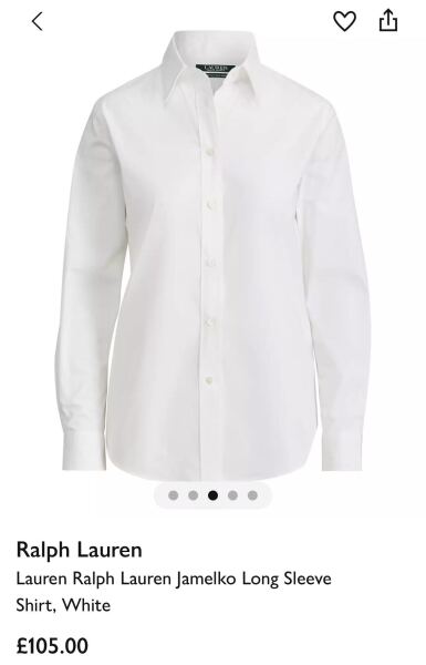 Where can I find an opaque white shirt for work?