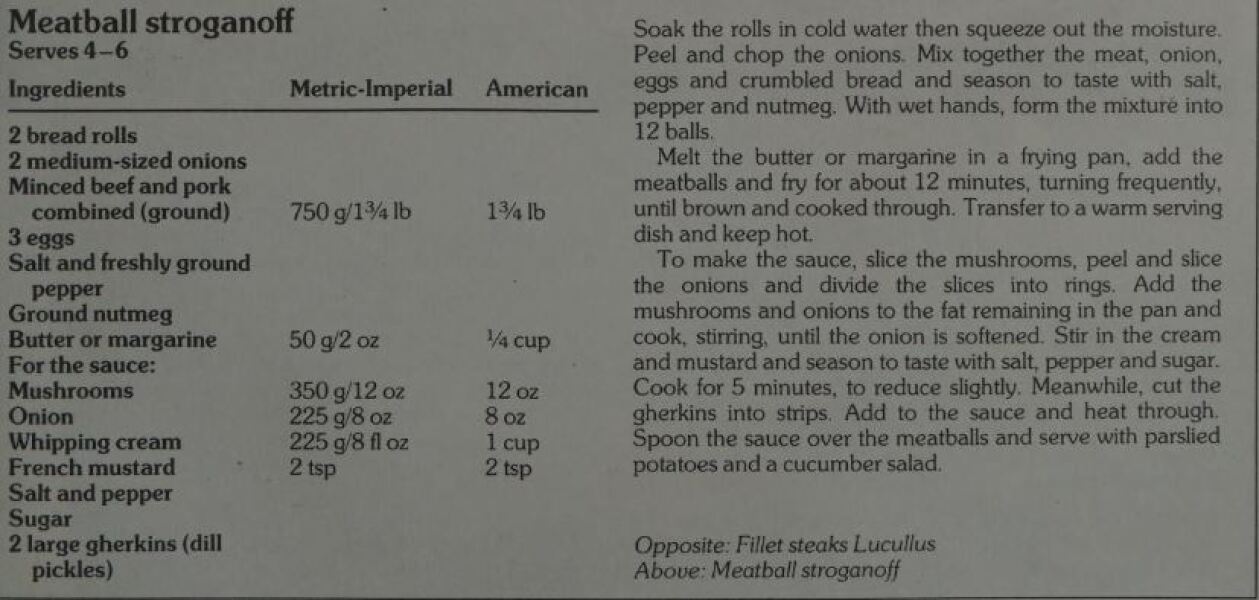 Does anyone having a copy of "Cooking For Today" by Audrey Ellis? Recipe needed!