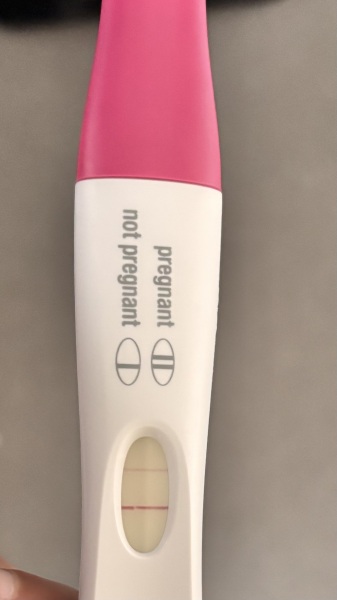 Faint positive line after two cycles trying to conceive?