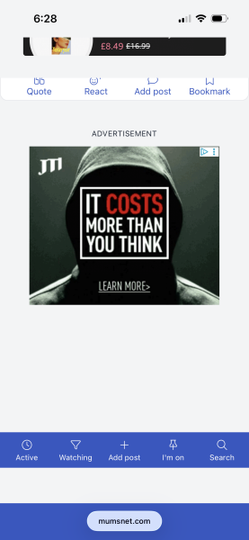 Can the webmaster remove the flashing advert on the site?