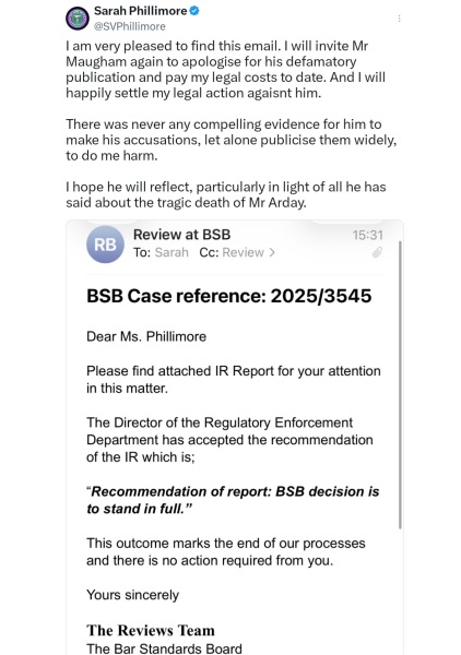 GLP are going after Sarah Phillimore and are going to lose - Part Two
