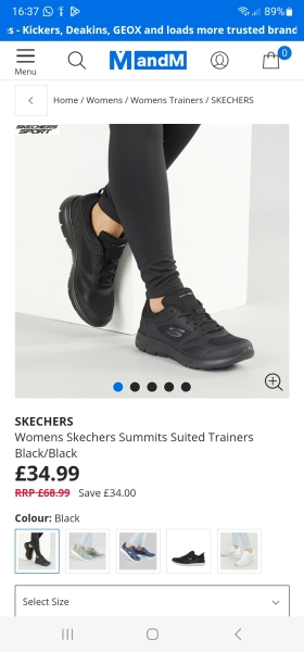 Can anyone help find these Skechers trainers in navy or black please for Autistic DD?