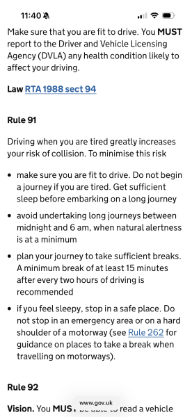 AIBU to ask how long is safe to drive on a motorway without a break?
