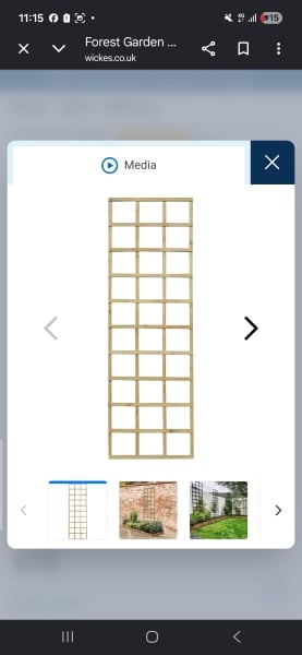 Adding trellis to stop neighbour intrusion