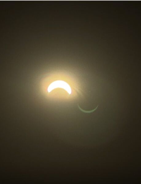 Solar eclipse this evening.