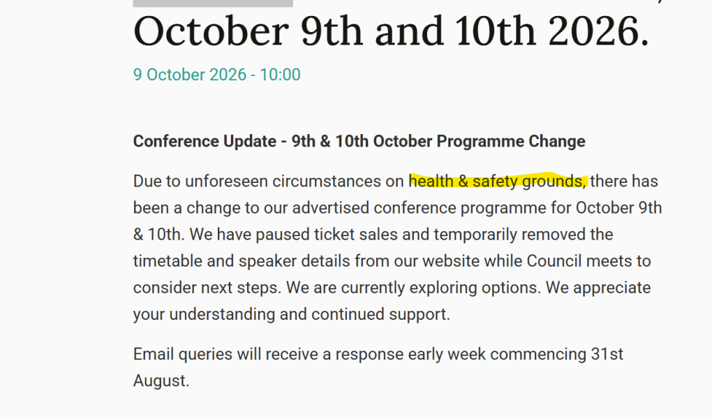 Lactation support conference in Ireland - the quiet part out loud