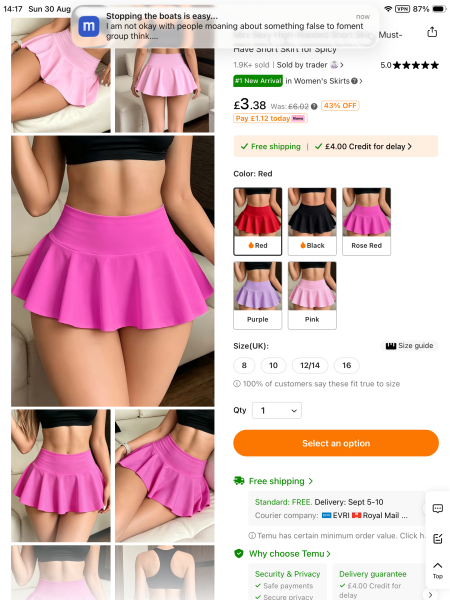 Bums hanging out of the bottom of teeny tiny shorts