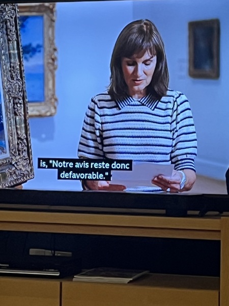 Does anyone know where Fiona Bruce's Fake or Fortune jumper is from?