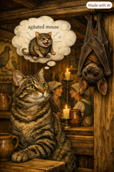 The Bluestocking Women's Pub, in which we wait excitedly for the next instalment of Gosie's adventures. Gosie, Glass and the Gerbils' Dilemma.