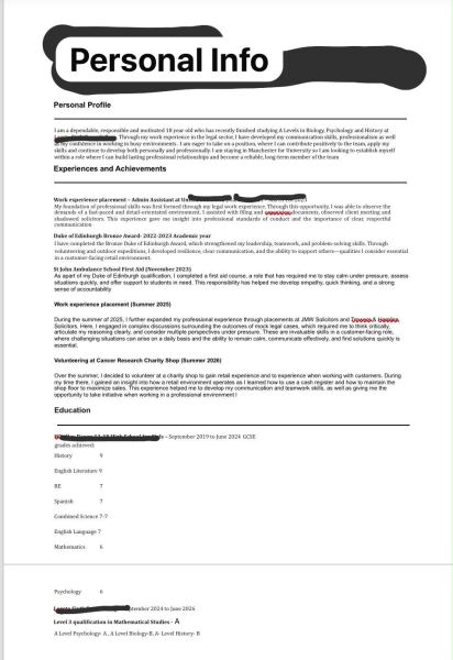 How do i make my CV better to get a PT job?